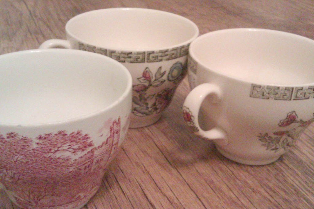 vintage teacups