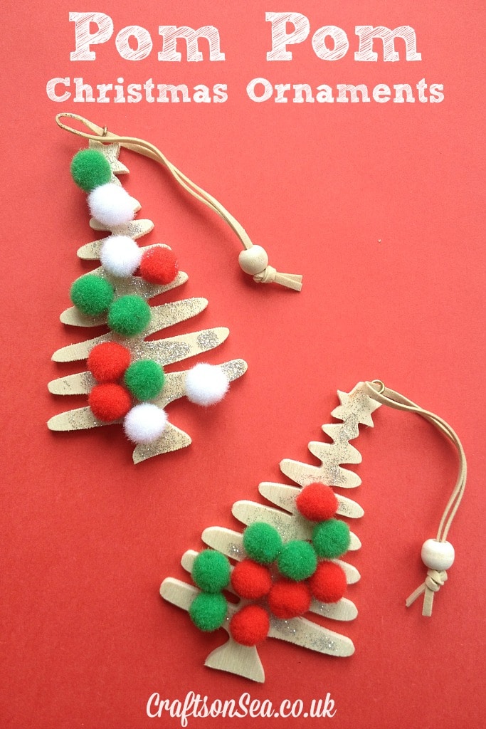 Wooden Christmas tree decorations (I got these in The Range for 50p ...