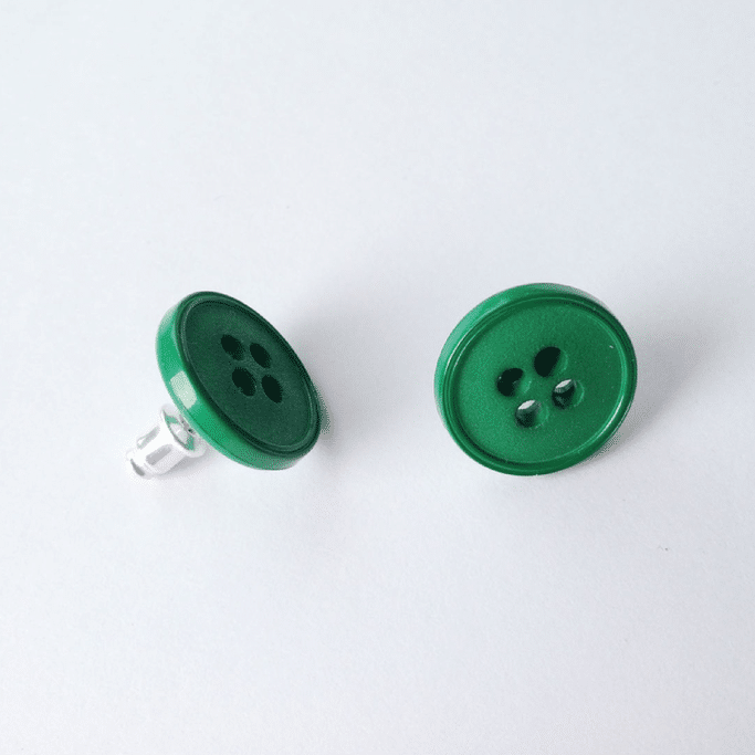 DIY Button earrings