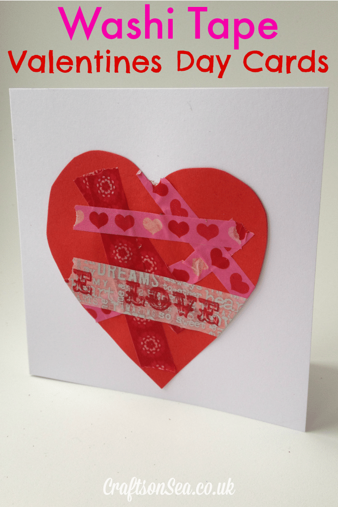 Washi Tape Valentine Card