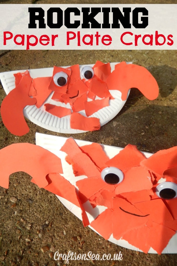 Rocking Paper Plate Crabs